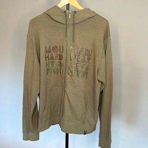 Mountain Hardware Green Zip Up Hoodie Men’s Size L